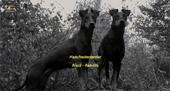 Desktop Screenshot of manchester-terrier-black-bandits.de
