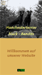 Mobile Screenshot of manchester-terrier-black-bandits.de
